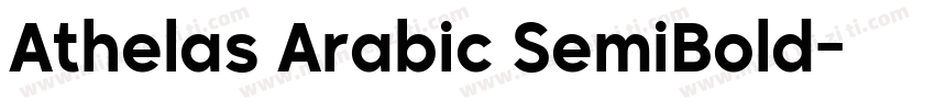 Athelas Arabic SemiBold字体转换